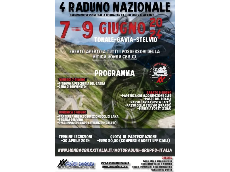 4° RADUNO NAZIONALE HONDA CBR 1100 XX SUPER BLACKBIRD