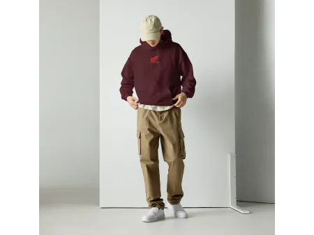 Felpa invernale con cappuccio unisex con logo Honda ricamato