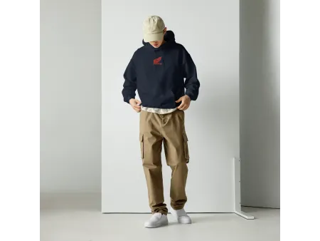 Felpa invernale con cappuccio unisex con logo Honda ricamato