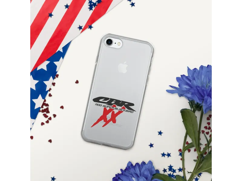 Cover Iphone trasparente personalizzata CBR XX Super Blackbird