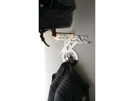 Appendiabiti e supporto per il casco con logo Honda CBR 1100 XX