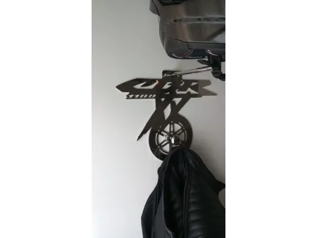 Appendiabiti e supporto per il casco con logo Honda CBR 1100 XX