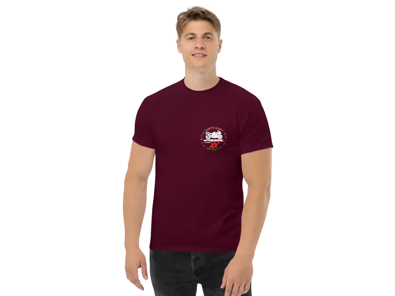 Maglietta "CBR 1100 XX - Gruppo Possessori Italia" Maglia Nera - Moto bianca