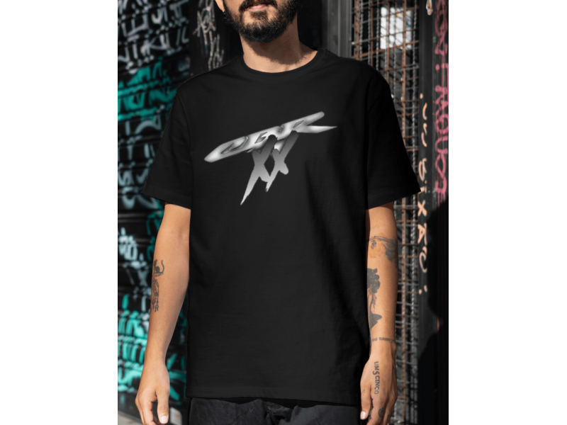 T-shirt logo Argento Honda CBR XX